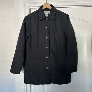 Vintage Quilted Black Jacket